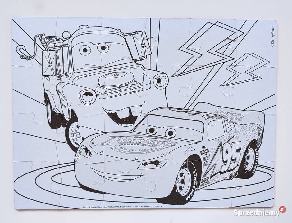 Nowe puzzle Cars Auta 2w1 24 Lisciani Puzzle Katowice