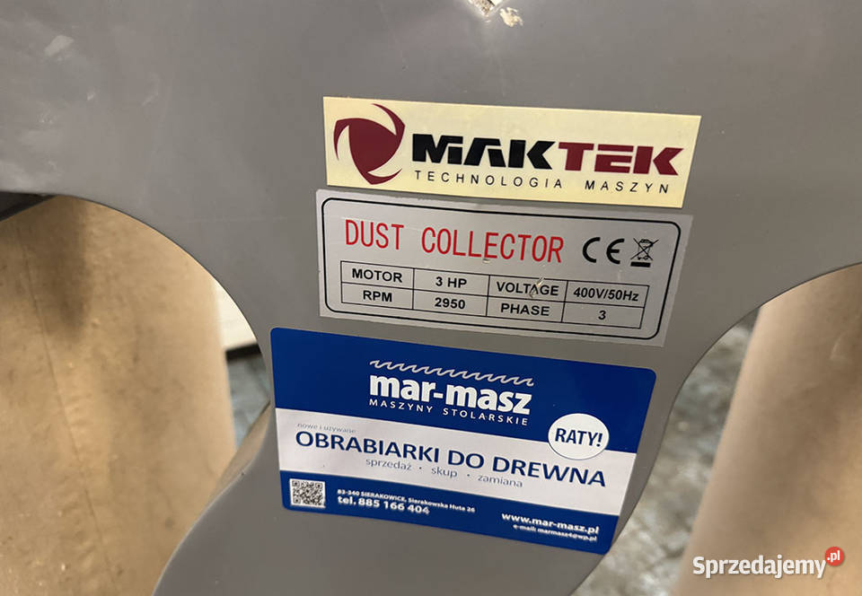 Odciąg trocin dwuworkowy Maktek pomorskie