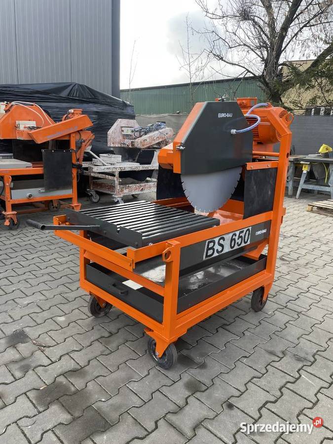 Piła przecinarka stolikowa GOLZ BS 650 do cegieł Ślesin