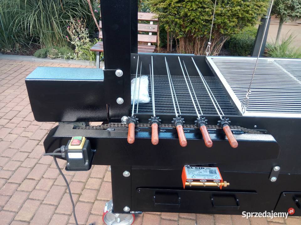 Gastronomiczny grill cateringowy gazowy węglowy Damasławek