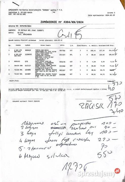 Sprzedam Volkswagen Golf 5 14 benzyna gaz 2004 Konin