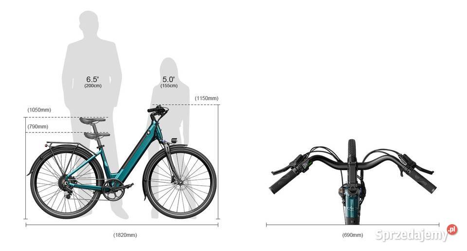 NOWOSC 2024 Fiido C11 miejski ebike 500W 500Wh Tarnobrzeg