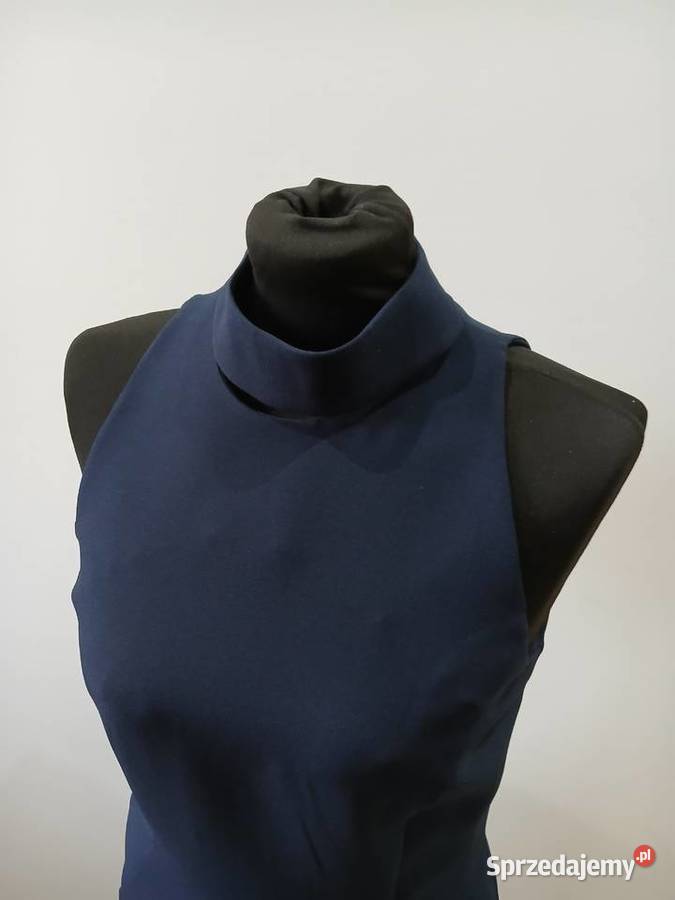 Elegancka granatowa sukienka rozmiar s HM Kielce