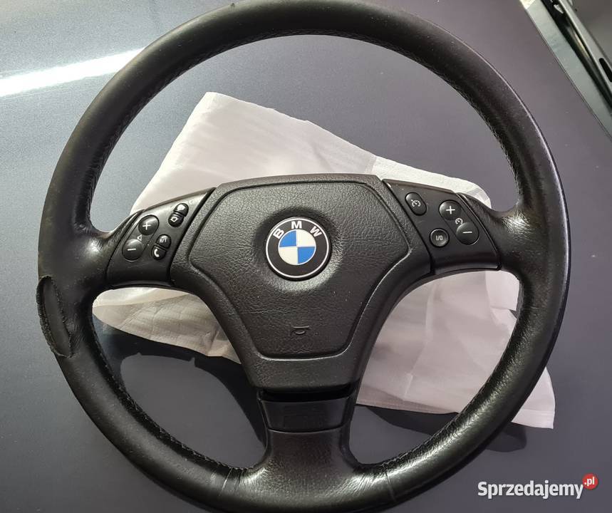 Kierownica trójramienna BMW e46 z poduszką Części świętokrzyskie