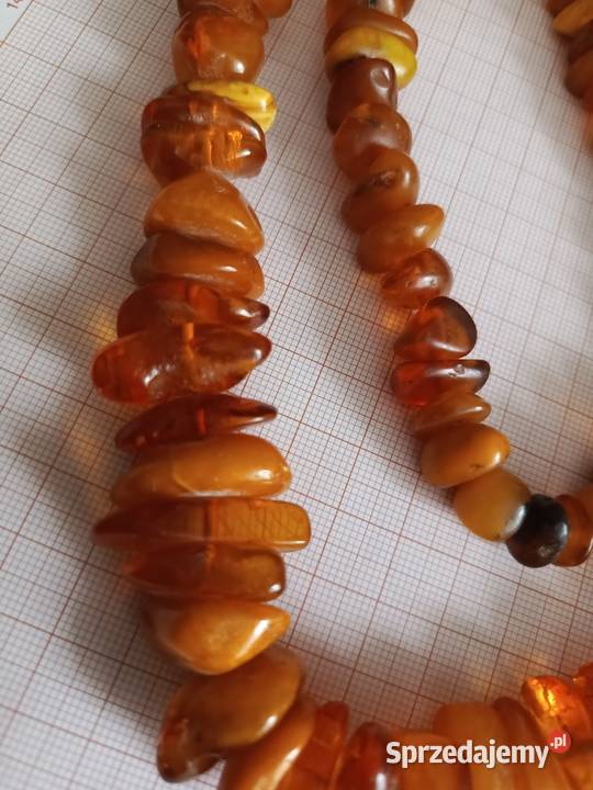 Naszyjnik Bursztyn Vintage 112gr podlaskie Białystok