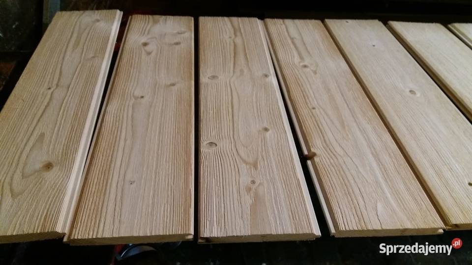 Deski szczotkowane postarzane taras podbitka zewnętrzne