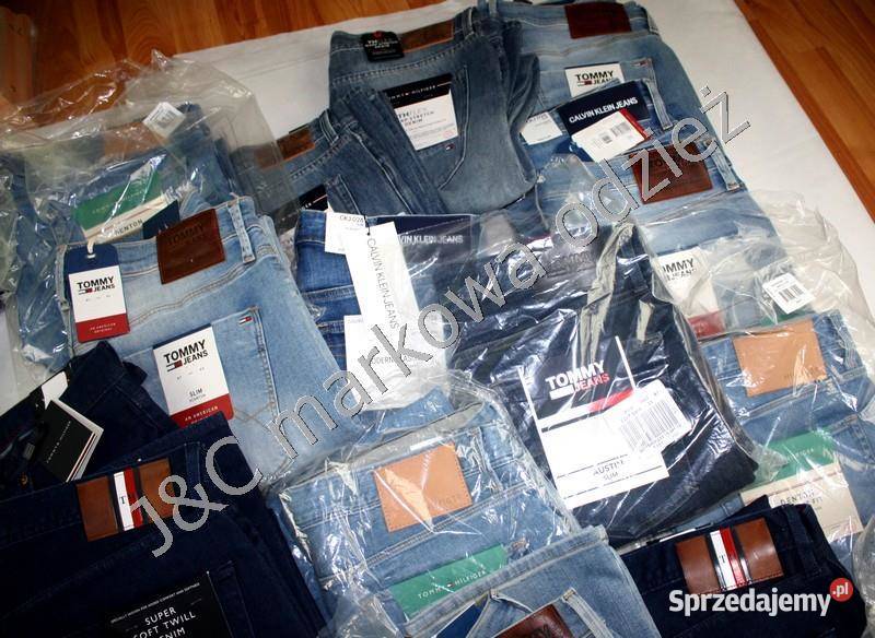 Jeansy spodnie Levis Tommy Hilfiger CK Lee Odzież codzienna Tarnowskie Góry