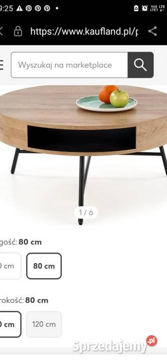 Stolik Kawowy Okrągły NOWY Stoliki kawowe i ławy Częstochowa