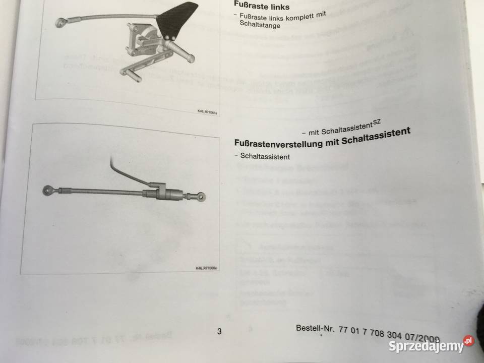 BMW S1000 RR R K46 K47 Asystent zmiany biegów HP Skrzynie biegów Łobżenica