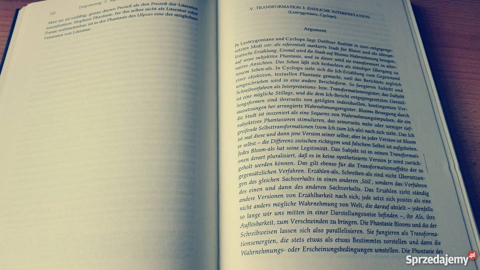 Die Phantasie des Ulysses Lektre Lobsien Eckhard Książki naukowe i popularnonaukowe Gdańsk