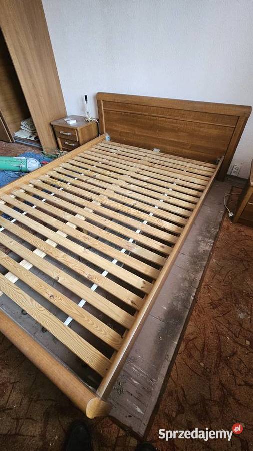 Łoże łóżko małżeńskie 205x160 bez materaca Szczecin