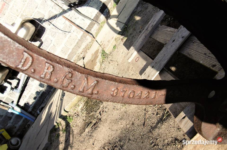 gilotyna DRGM DO SŁOMY czcina wierzba strzecha Antyki Namysłów