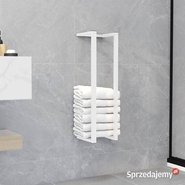 vidaXL Stojak na ręczniki biały 125 x 125 x 60