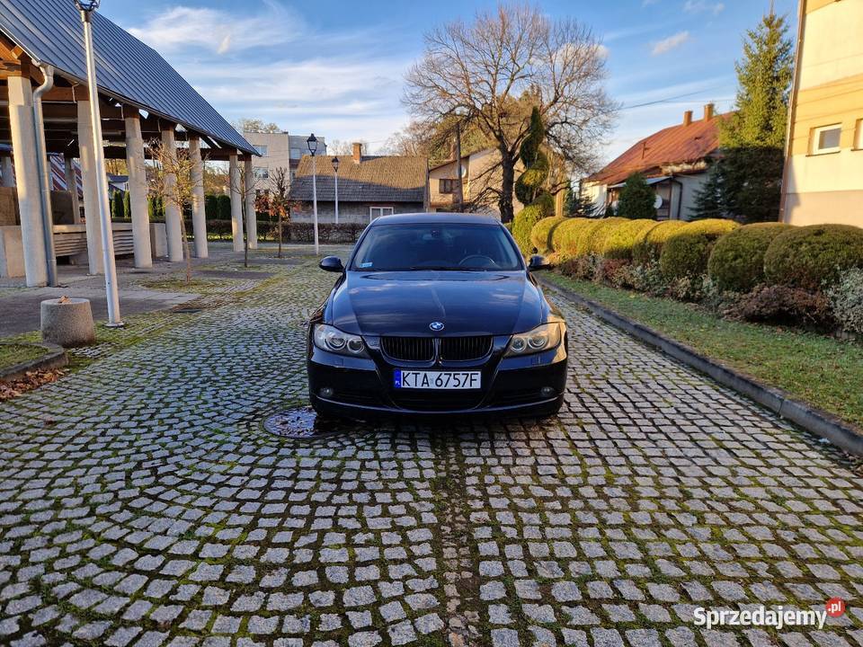 BMW E90 320DA 20D 163 M47 Automat Navi Alufelgi przyciemniane szyby Ryglice