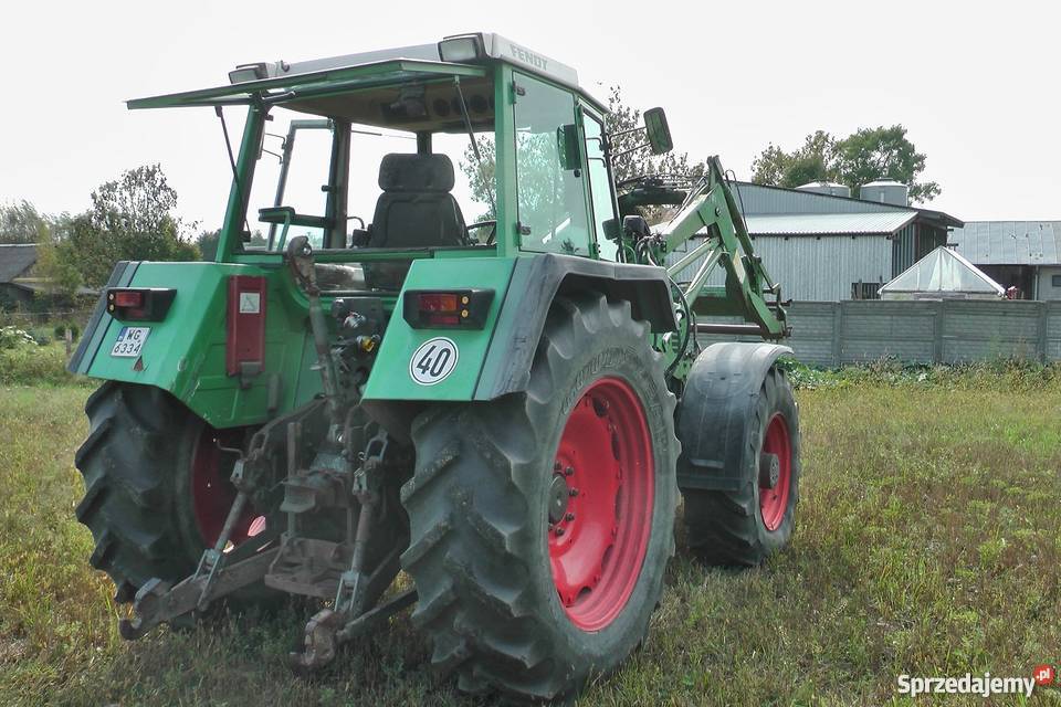 Fendt 312 LSA z turem i pługiem Zaczep dolny Wola Rębkowska
