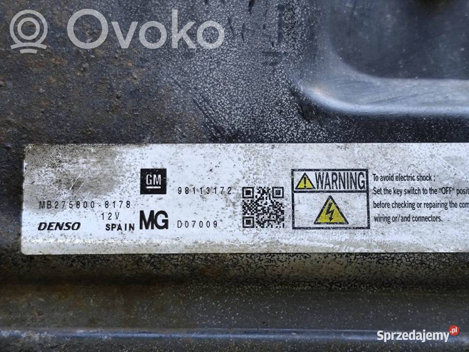 Opel Zafira B 17CDTI STEROWNIK MODUŁ KOMPUTER sprzedam