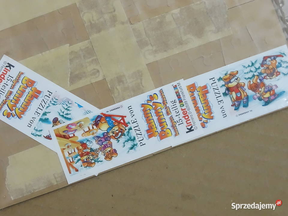 Unikat Komplet Puzzle Kinder Niespodzianka 1996 Biłgoraj