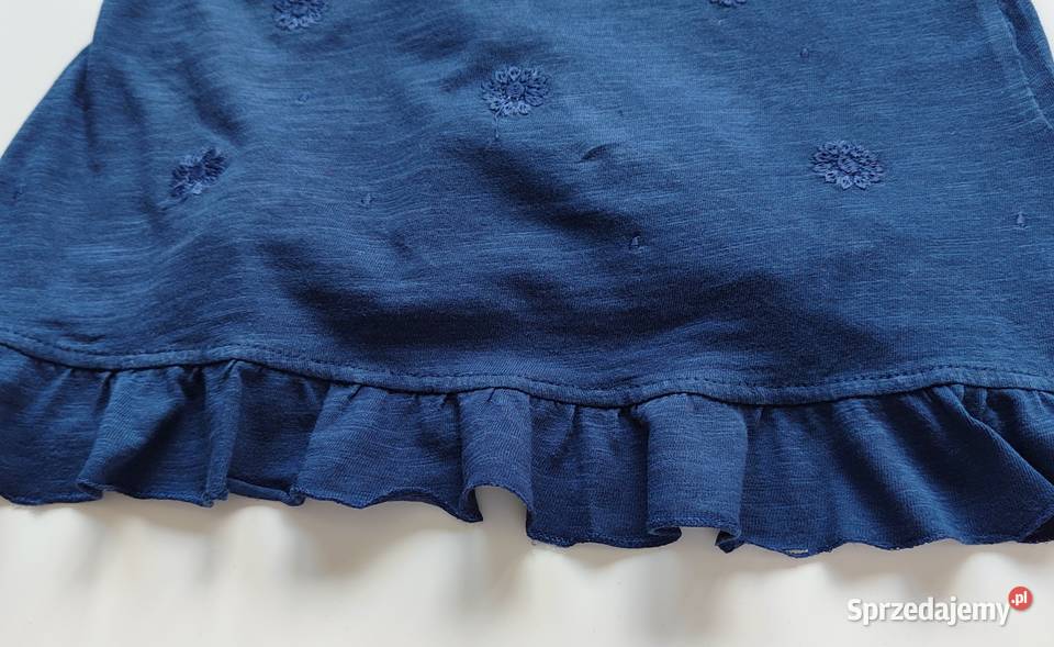 Bluzka z falbankami i haftem angielskim Zara 92 Katowice