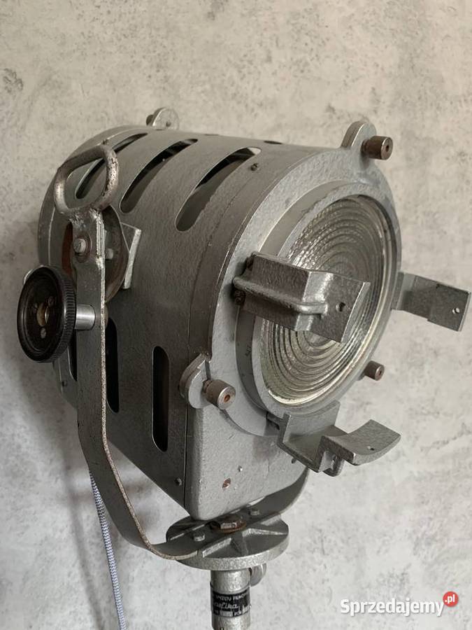 Lampa Spefika PRL teatralno filmowa loft 1963 R Fotele Poznań