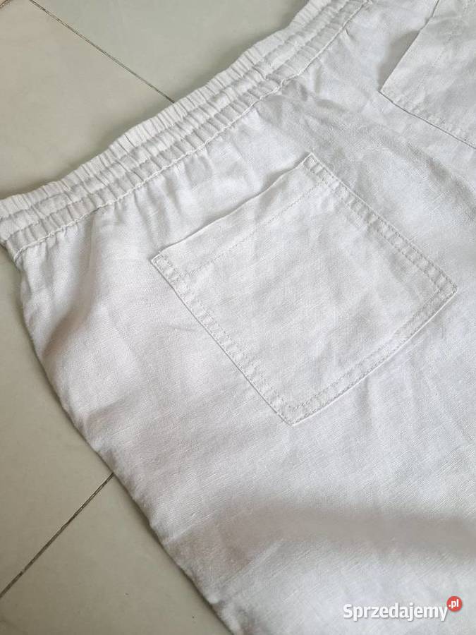 Spodnie lniane Gerry Weber len XXL