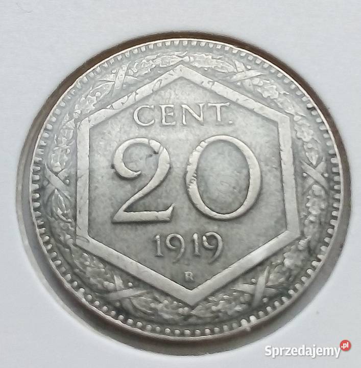 WŁOCHY20 CENTASIMI1919 r Legionowo sprzedam