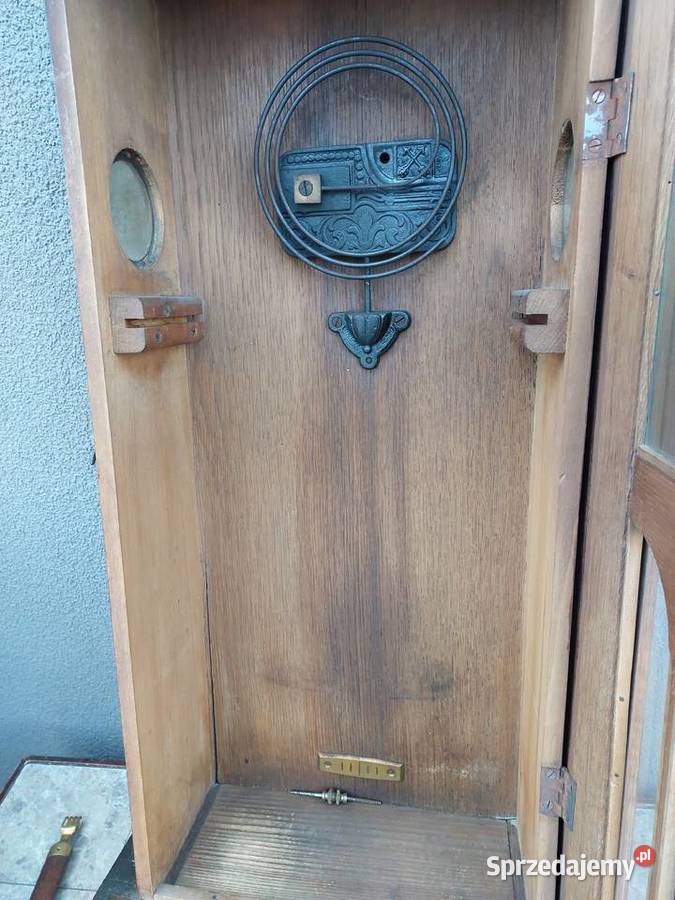 176 Stary zegar ścienny HAU przedwojenny sprawny sprzedam