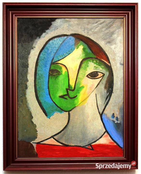Picasso obraz olejny w ramie