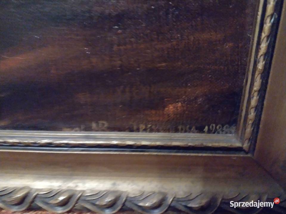 Obraz olejny na płótnie Toruń