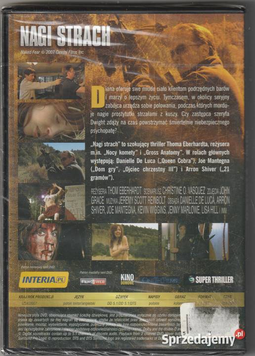 Nagi strach Joe Mantegna J Nathan Simmons DVD Pruszków