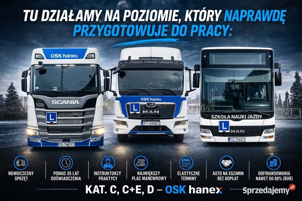 Kurs na prawo jazdy kategorii C Poznań Kursy na prawo jazdy