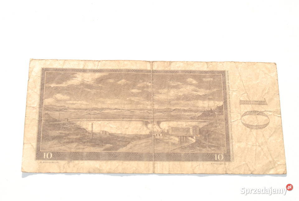 Stary banknot 10 koron Czechosłowacja 1960 antyk Cieszyn sprzedam
