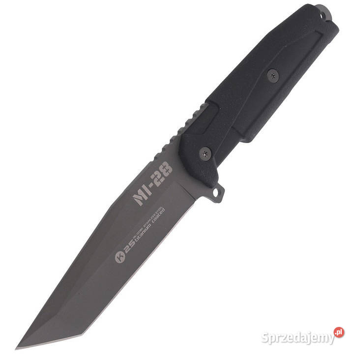 Nóż K25 MI28 Black Rubber Titanium Coated 32391 mazowieckie
