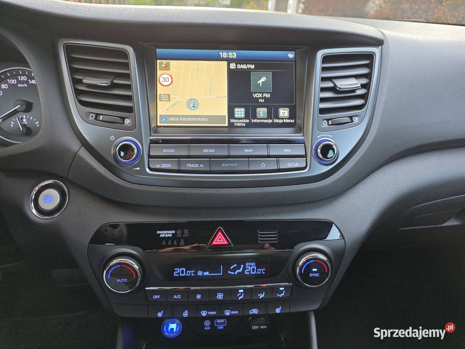 HYUNDAI TUCSON 16T BENZYNA 177 4X4 AUTOMAT FULL garażowany Lublin
