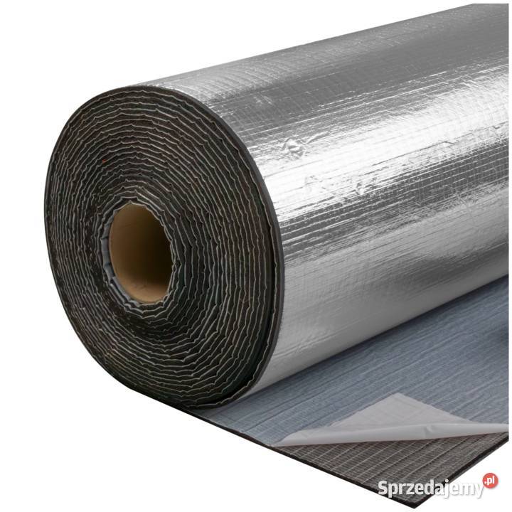 Mata TERMOIZOLACYJNA Pianka ALUMINIUM z klejem Łąki