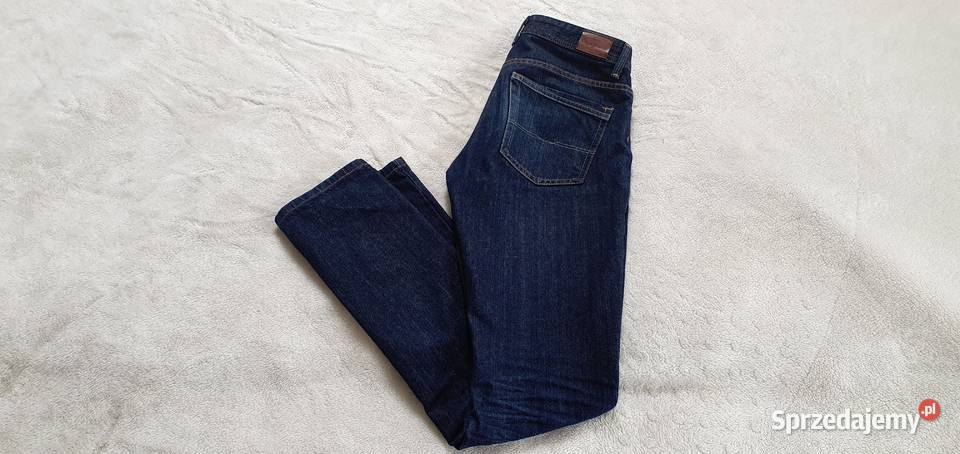 Granatowe spodnie Pepe Jeans rozmiar 29 XS Bibice