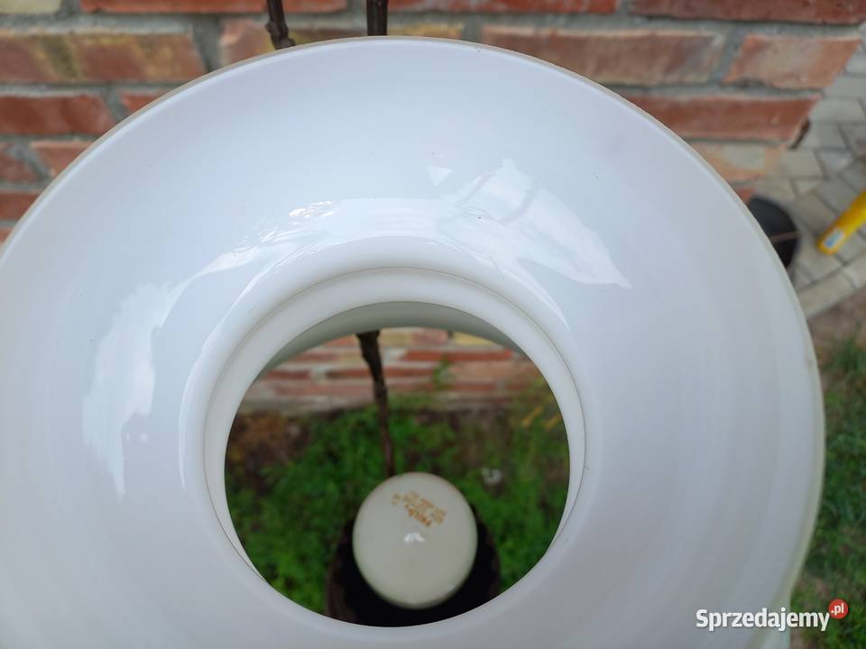 Żyrandol mosiężny metalowy z ceramiką ze Gawroniec sprzedam