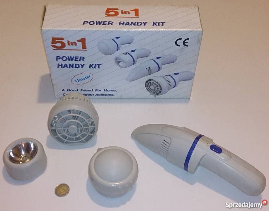 Power Handy Kit 5in1 masażer wentylator latarka