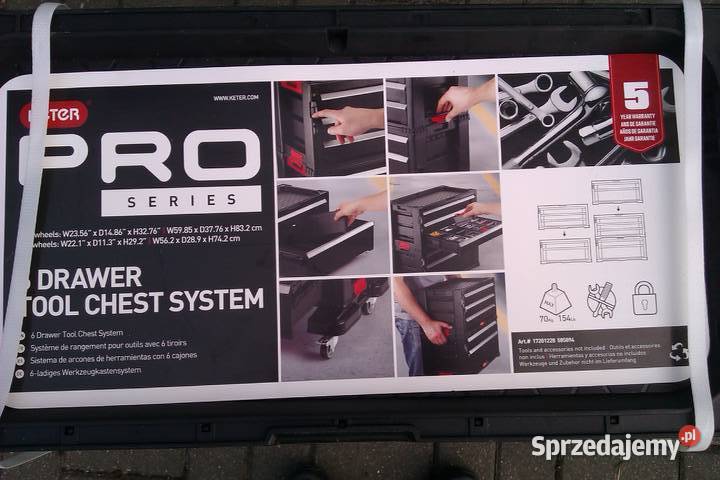 Regał 6 szuflad Tool Chest SET Keter Pro na Warszawa sprzedam