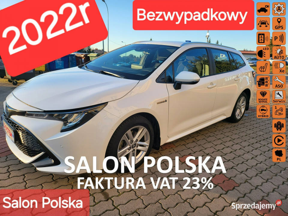 Toyota Corolla 22r Salon Polska 1.8 HYBRID Gwarancja Wersja COMFORT z PAKI…