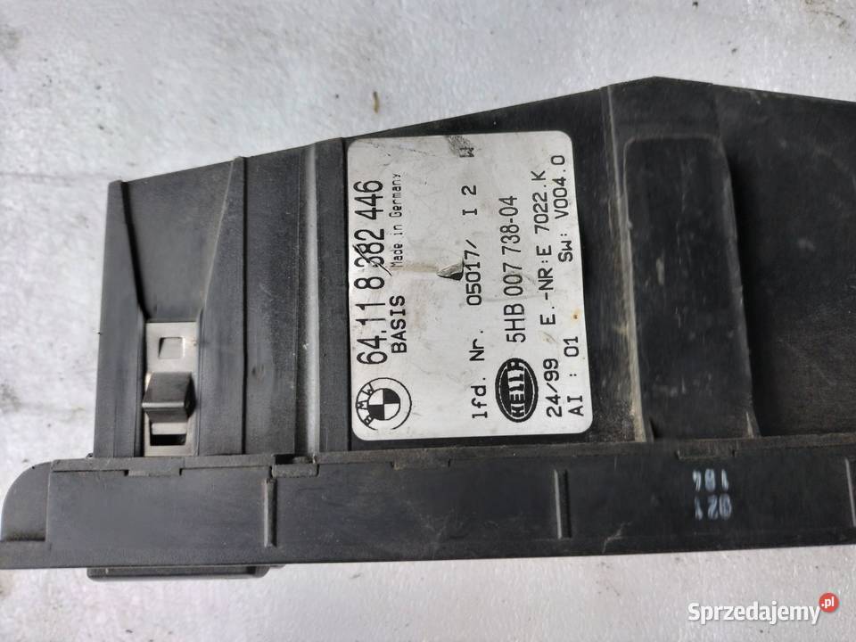 Panel klimatyzacji BMW E46 osobowe lubelskie Kamień-Kolonia