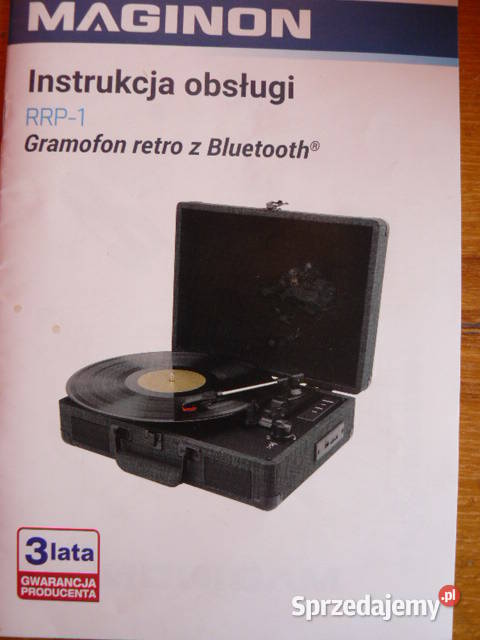 Instrukcja obslugi gramofonu Maginion Rzeszów