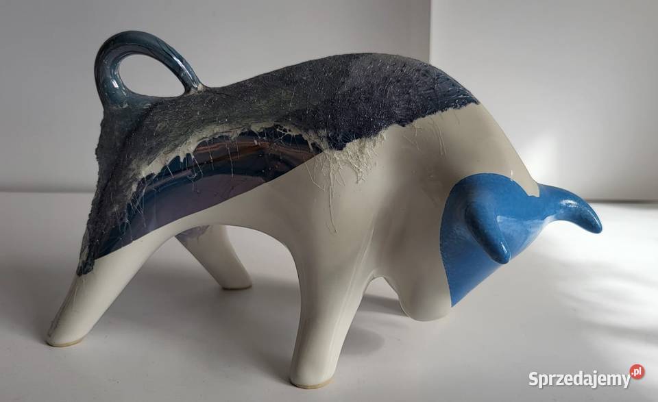 BYK Znak zodiaku Figurka Byczek ceramiczny Sierakowice sprzedam