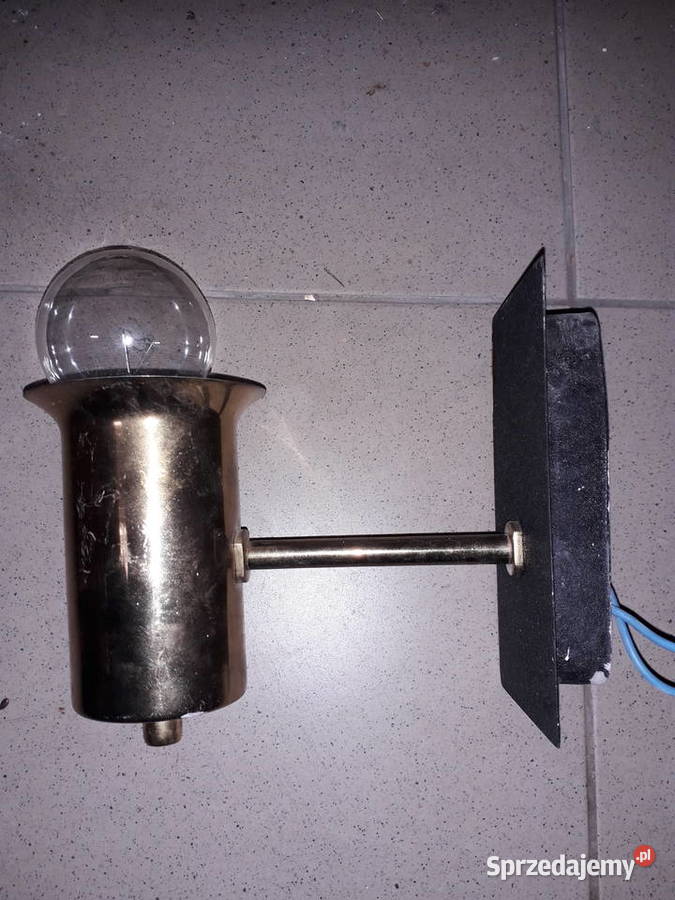 Kinkiety mosiężne art deco prl Warszawa sprzedam