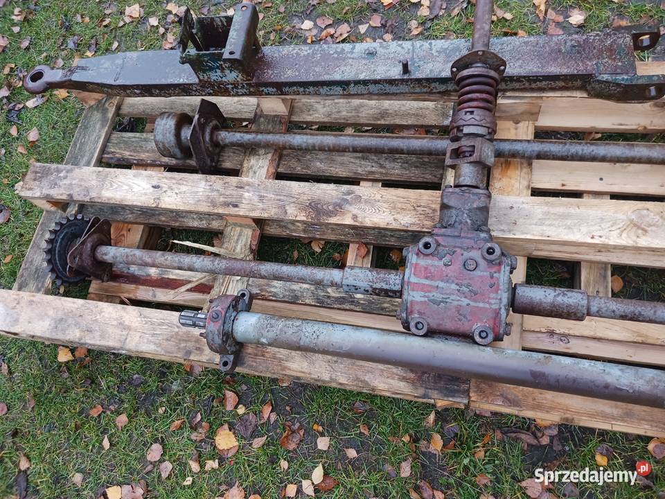 Części rozrzutnika dwuosiowego