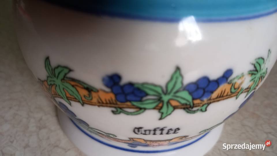 Pojemnik porcelanowy wys 14 Warszawa sprzedam