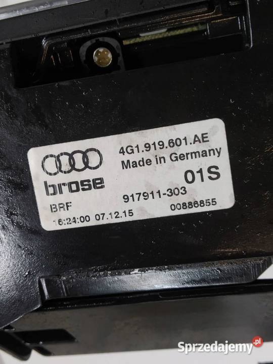 WYŚWIETLACZ WINDA 4G1919601AE Audi A7 I 20102018 Rok produkcji 2016