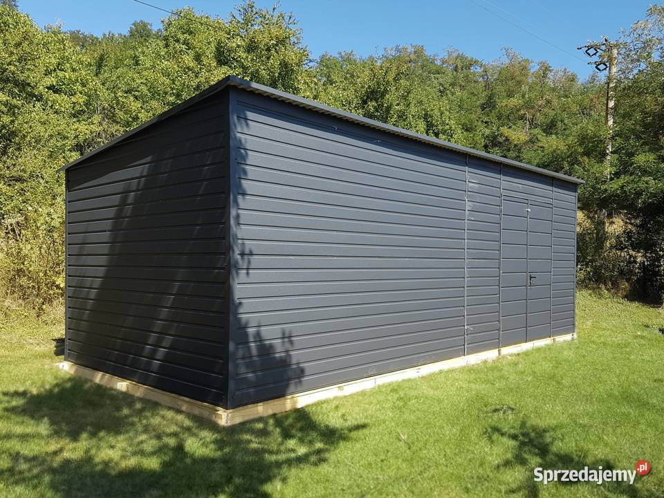 Domek ogrodowy 73 m ciemny grafit matowy wielkopolskie Konin sprzedam