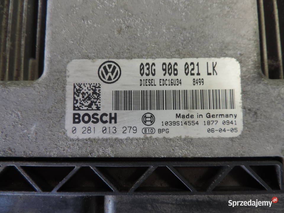 KOMPUTER SILNIKA SEAT LEON II 19TDI Komputery Nowy Sącz