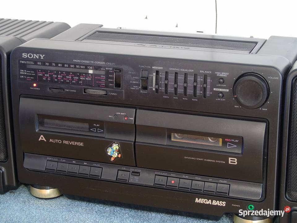 Radio odtwarzacz AUX Sony CFS710L Vintage Jasło