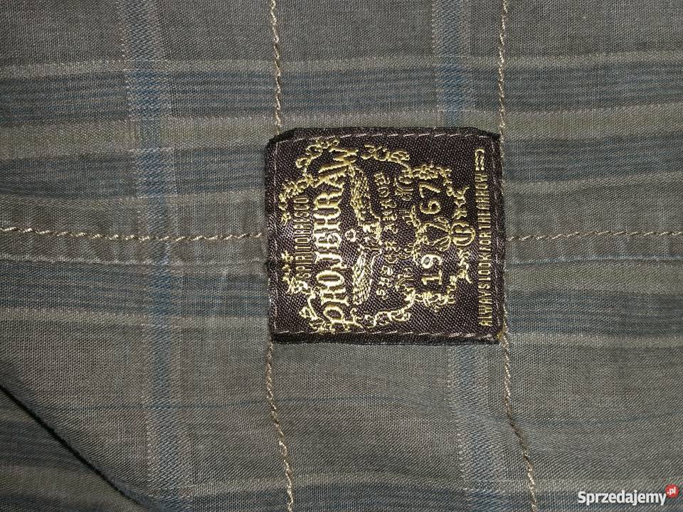 L XL 4344 kołnierzyk Projekraw koszula męska kolorowy świętokrzyskie